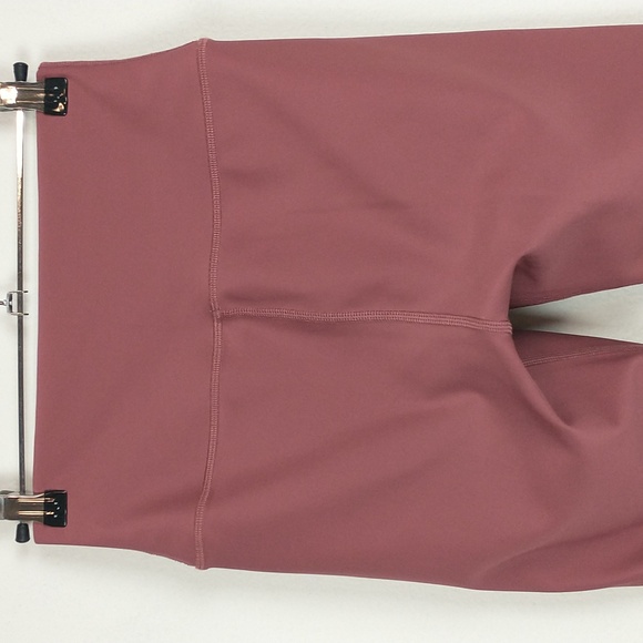 Alo Yoga High Waist Airlift Capri Leggings Womens Medium Mauve Pink High Rise - Picture 5 of 9